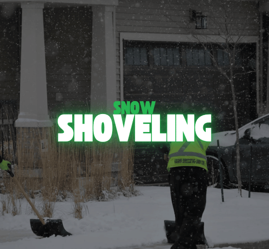 Snow shoveling service in Niagara by NLLC for residential sidewalks and commercial properties.