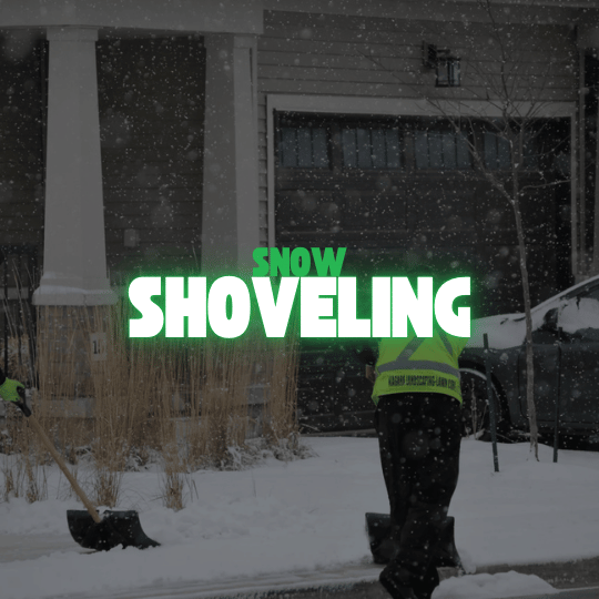 Snow shoveling service in Niagara by NLLC for residential sidewalks and commercial properties.