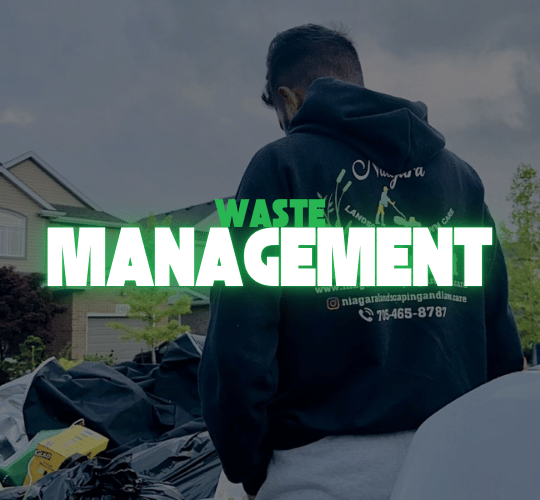 Waste management services in Niagara for clean and responsible disposal.