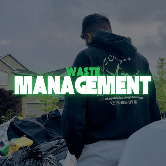 Waste management services in Niagara for clean and responsible disposal.